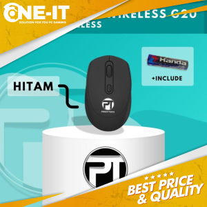 Mouse PROFFTECH G20 2.4Ghz 1600DPI Optical Wireless SILENT Hitam