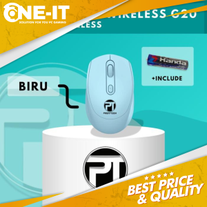 Mouse PROFFTECH G20 2.4Ghz 1600DPI Optical Wireless SILENT Biru