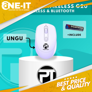 Mouse PROFFTECH G20 2.4Ghz 1600DPI Optical Wireless SILENT Ungu
