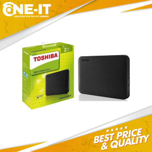 Toshiba Canvio Ready 2TB – Harddisk Eksternal 2.5” USB 3.0 | Plug & Play | Garansi Resmi 3 Tahun