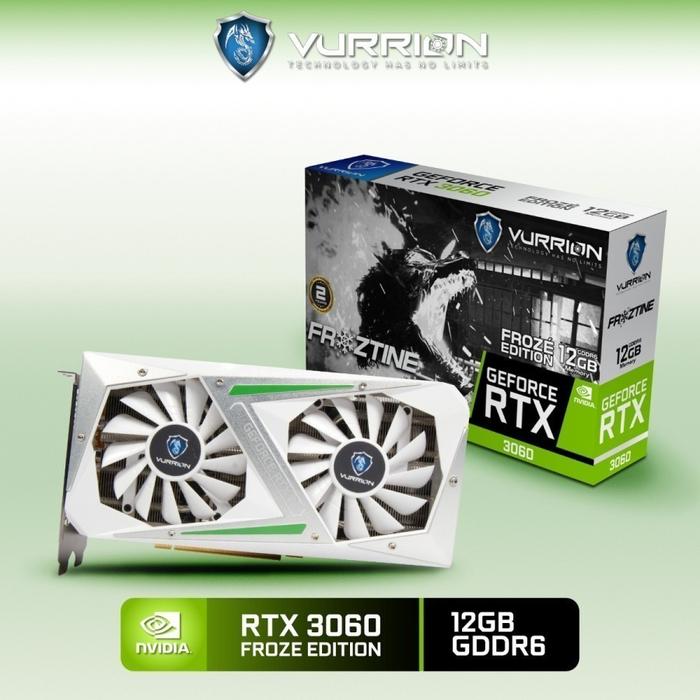 VGA VURRION GeForce RTX 3060 12GB FROZTINE GDDR6 192-bit Dual Fan Backplate - Gambar 2