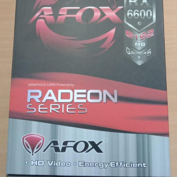 VGA AFOX Radeon RX 6600 8GB GDDR6 128Bit Dual Fan Gaming AMD RDNA2 PCIe 4.0 Garansi Resmi - Gambar 6