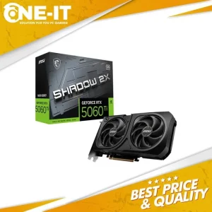 MSI GEFORCE RTX 5060 TI SHADOW 2X OC PLUS 16GB GDDR7 16G