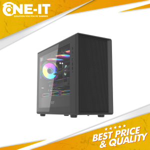 DarkFlash DB460M Black Micro ATX Mini Tower Case Gaming Airflow 420mm GPU