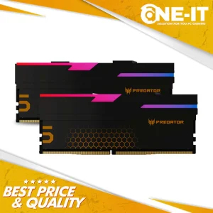 RAM Acer Predator Hermes RGB 32GB (2x16GB) DDR5 PC51200 6400MHz Black