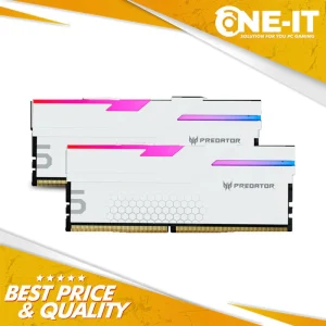 RAM Acer Predator Hermes RGB 32GB (2x16GB) DDR5 PC51200 6400MHz White