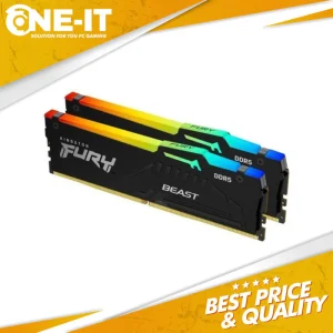 RAM Kingston Fury Beast RGB 16GB Kit (2x8GB) DDR5 6000MHz