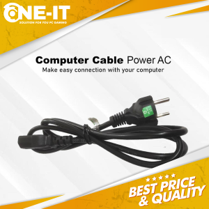 NYK Kabel Power PC & Monitor 1.5 Meter Kualitas Tebal & Awet