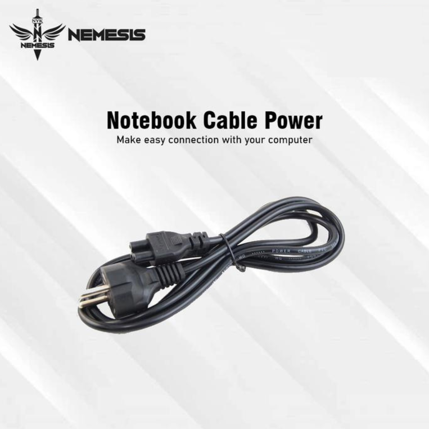 NYK Kabel Power Notebook 1.5 Meter 3 Pin Garansi Resmi 1 Tahun - Gambar 2