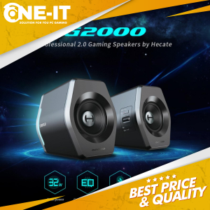 Edifier Hecate G2000 Black RGB Gaming Speaker Bluetooth USB AUX