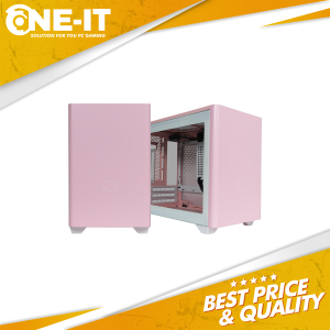 Cooler Master MasterBox NR200P Pink Mini ITX Case Tempered Glass