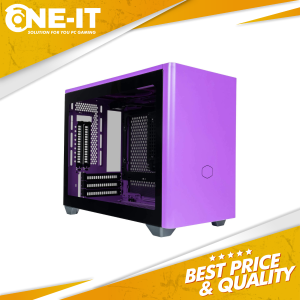 Cooler Master MasterBox NR200P Purple Mini ITX Case Tempered Glass