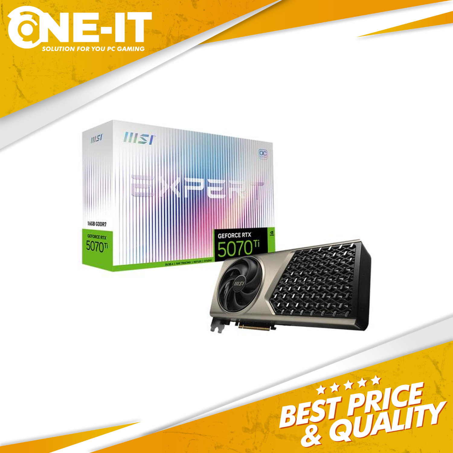 VGA MSI GeForce RTX 5070 Ti 16G EXPERT OC 16GB GDDR7