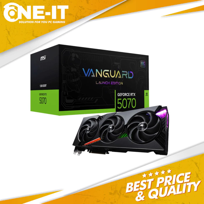 VGA MSI GeForce RTX 5070 12G VANGUARD SOC LAUNCH EDITION 12GB GDDR7