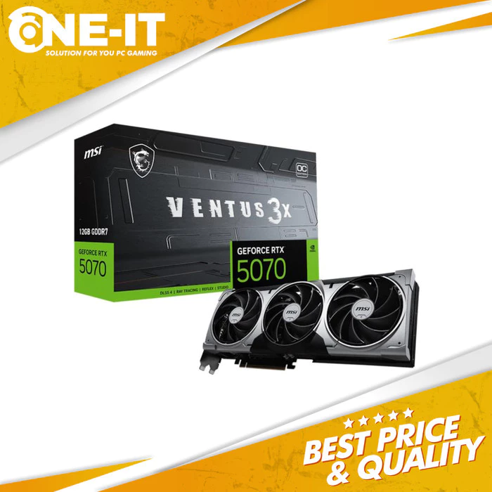VGA MSI GeForce RTX 5070 12G VENTUS 3X OC 12GB GDDR7