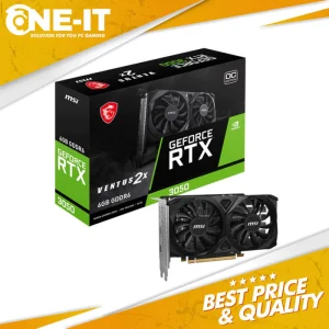 VGA MSI GEFORCE RTX 3050 VENTUS 2X E OC 6GB GDDR6 6G