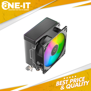 OCYPUS Gamma A20 ARGB CPU Air Cooler 92mm Dual Heatpipe 110W Black