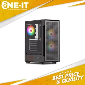 Infinity Ascalon V2 ATX Gaming Case Tempered Glass 3 Fan RGB