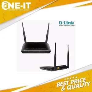 D-Link DIR-612 N300 Router WiFi 300Mbps 2 Antena Repeater