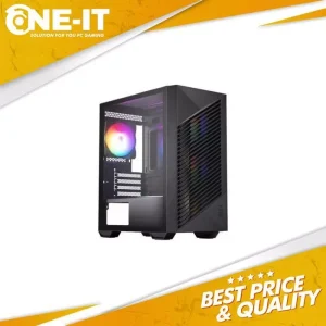 MSI PRO FORGE M050A mATX Gaming Case 4 Fan RGB Mini Tower Tempered Glass
