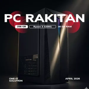 PC Ryzen 3 3200G 16GB SSD NVMe 256GB Gaming Office Siap Pakai