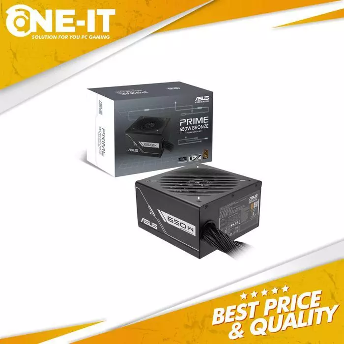 ASUS PRIME 650W PSU 80+ Bronze Power Supply Gaming ATX Active PFC