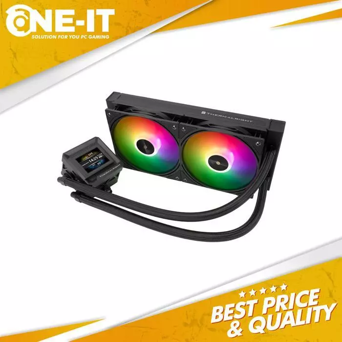 Thermalright Frozen Warframe 240 SE ARGB Black AIO Liquid Cooler 240mm LCD Intel AMD