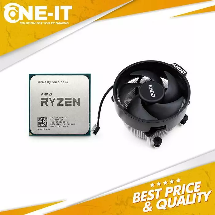 AMD Ryzen 5 5500 Tray + Fan AM4 Processor 6 Core 12 Thread