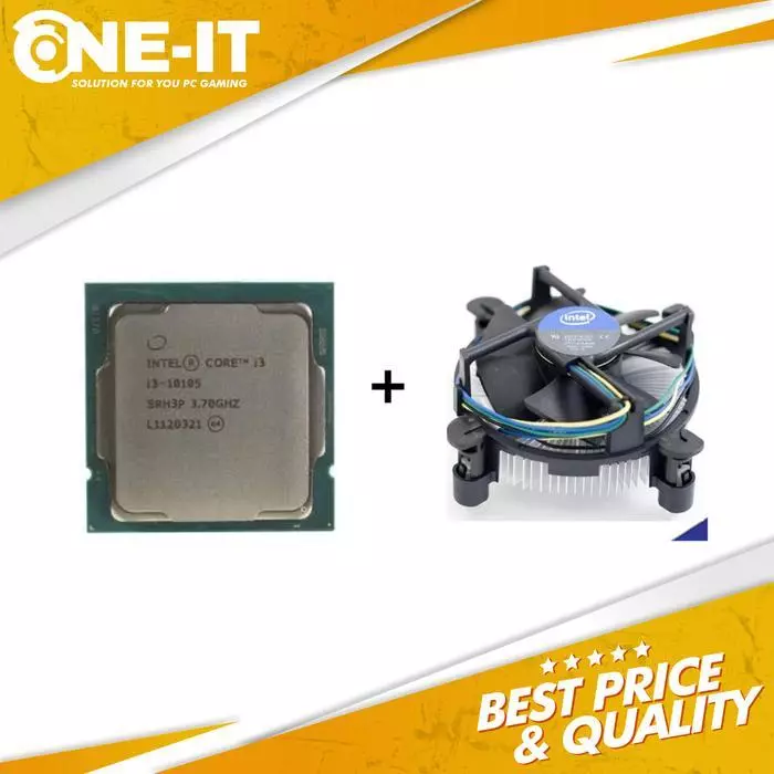 Intel Core i3 10105 Tray + Fan Processor LGA1200 4 Core 8 Thread